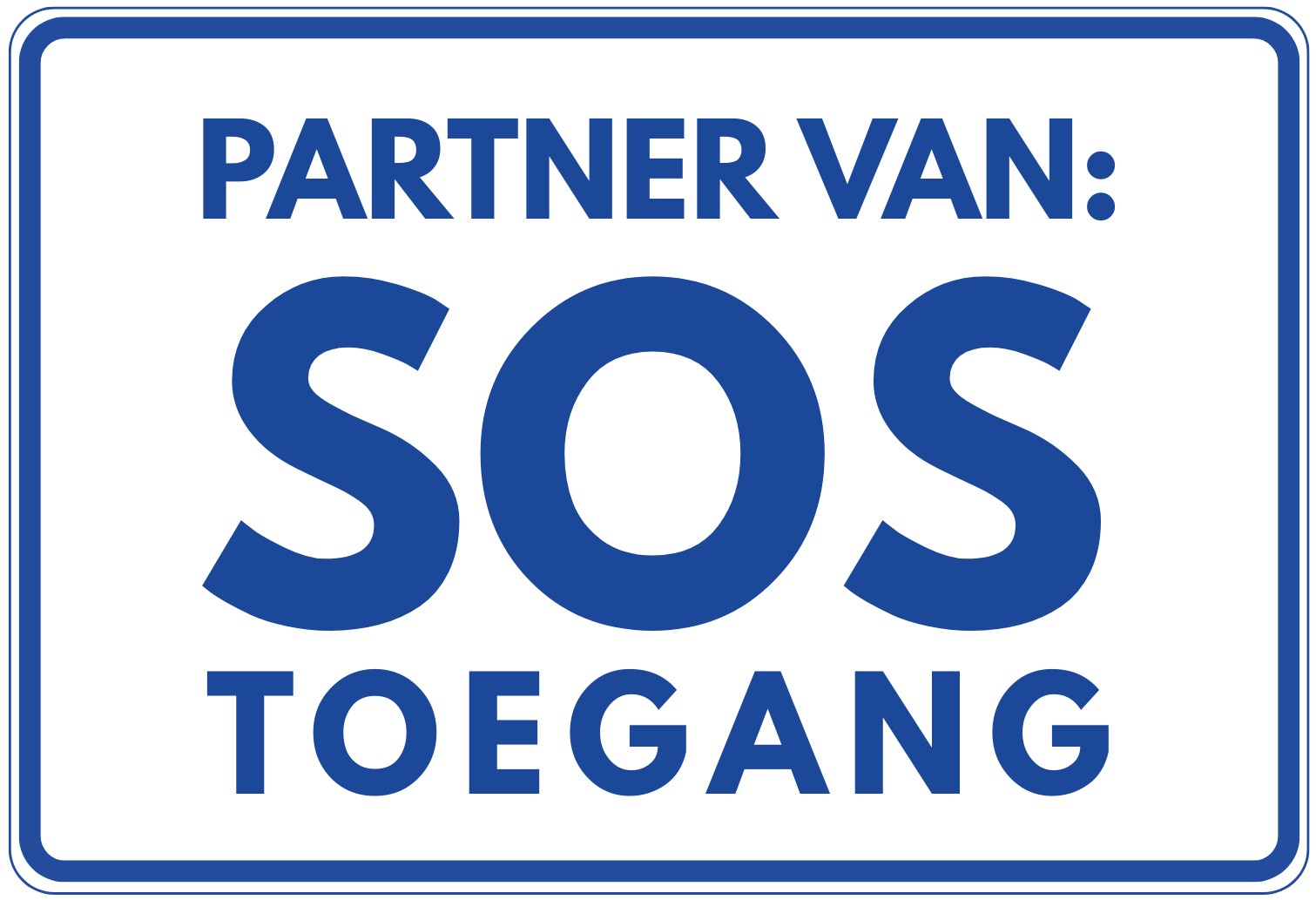 Logo Stichting SOS toegang